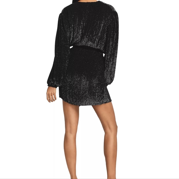 Gabrielle Embellished Robe Mini Dress XS - Picture 2 of 3